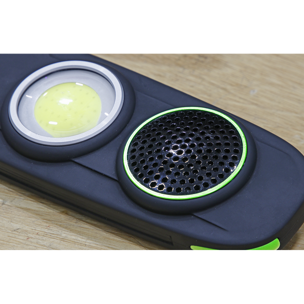 Sealey LED50WS ⏐ Rechargeable Torch with Wireless Speaker 10W COB LED