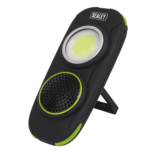 Sealey LED50WS ⏐ Rechargeable Torch with Wireless Speaker 10W COB LED