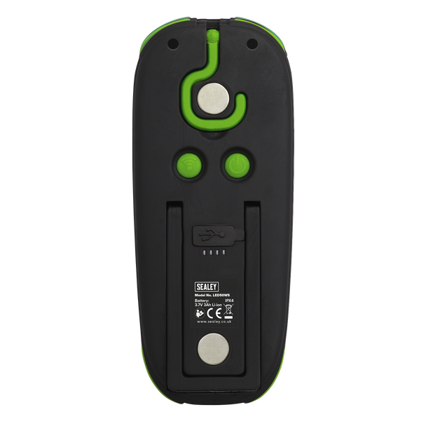 Sealey LED50WSDB ⏐ Rechargeable Torch with Wireless Speaker 10W COB LED - Display Box of 10