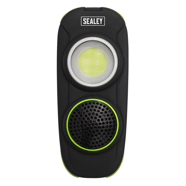 Sealey LED50WS ⏐ Rechargeable Torch with Wireless Speaker 10W COB LED