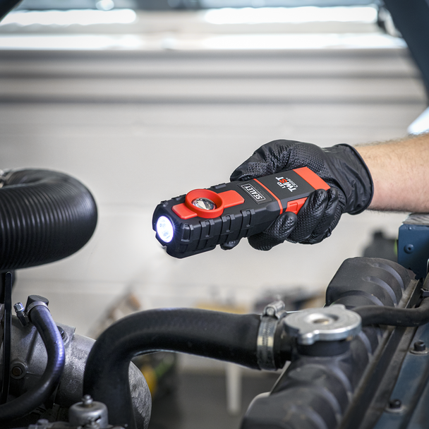 Sealey LED601CM ⏐ LED Twist Rechargeable Inspection Light 6W COB LED & 1W SMD LED Colour Match CRI 96+