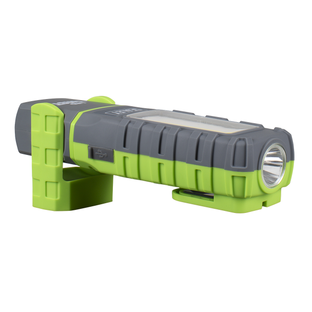 Sealey LED601G ⏐ LED Twist Rechargeable Inspection Light 5W COB & 1W SMD