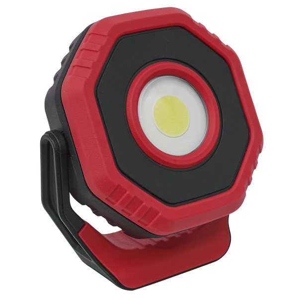 Sealey LED700PR ⏐ Rechargeable 360° Pocket Floodlight with Magnet 7W COB LED - Red