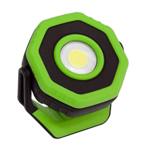 Sealey LED700P ⏐ Rechargeable 360° Pocket Floodlight with Magnet 7W COB LED - Green