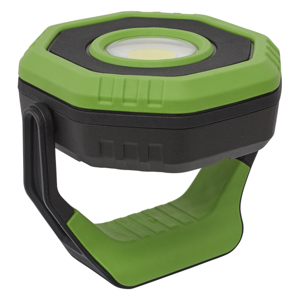 Sealey LED700P ⏐ Rechargeable 360° Pocket Floodlight with Magnet 7W COB LED - Green