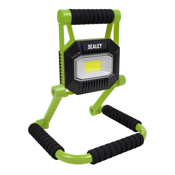 Sealey LEDFL10W ⏐ Rechargeable Portable Fold Flat Floodlight 10W COB LED