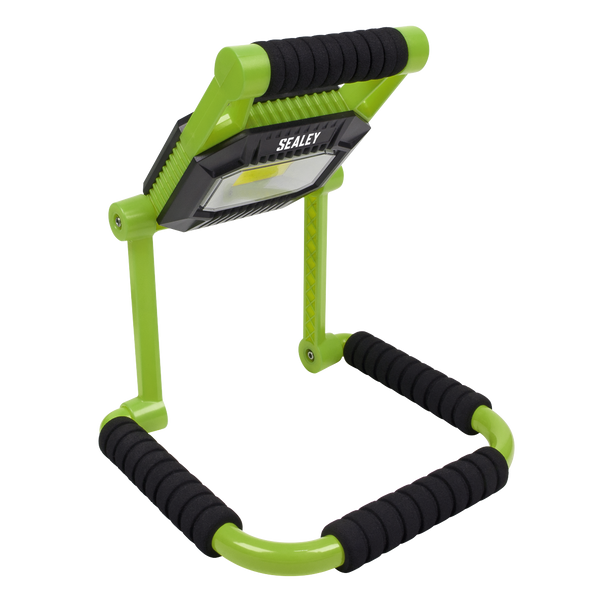 Sealey LEDFL10W ⏐ Rechargeable Portable Fold Flat Floodlight 10W COB LED