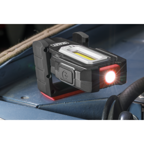 Sealey LEDWC03 ⏐ Wireless Rechargeable Inspection Light 3W COB & 1W SMD LED