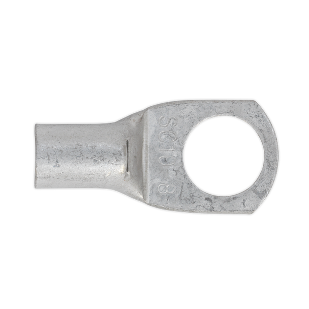 Sealey LT108 ⏐ Copper Lug Terminal 10mm² x 8mm - Pack of 10