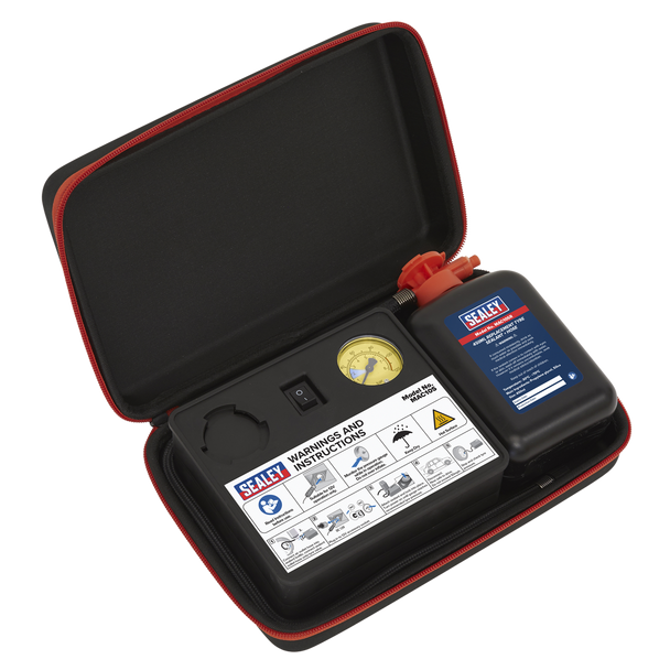 Sealey MAC10S ⏐ Tyre Inflator & Emergency Puncture Sealant Kit 12V