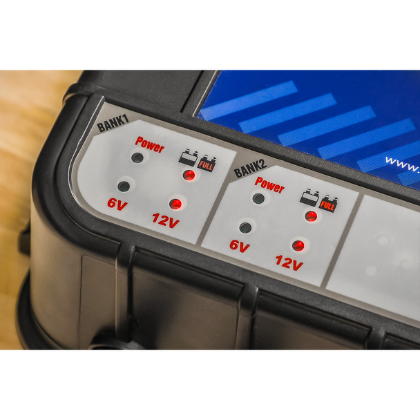 Sealey MBC420 ⏐ 6/12V 4 Bank Auto Maintenance Charger 8A (4 x 2A)