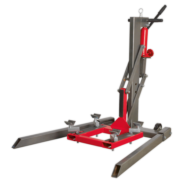 Sealey MCL500 ⏐ Single Post Hydraulic Portable Motorcycle Lift 450kg Capacity