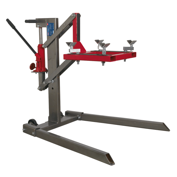 Sealey MCL500 ⏐ Single Post Hydraulic Portable Motorcycle Lift 450kg Capacity