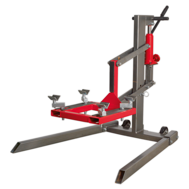 Sealey MCL500 ⏐ Single Post Hydraulic Portable Motorcycle Lift 450kg Capacity