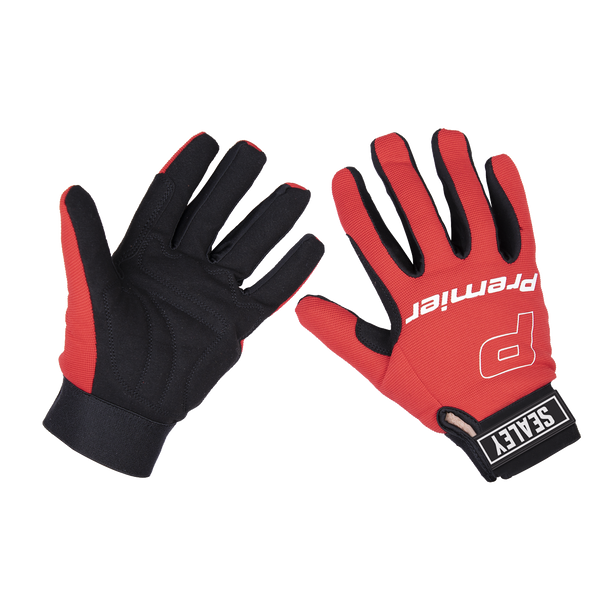 Sealey MG796XL ⏐ Premier Mechanic's Gloves Padded Palm - Extra-Large Pair