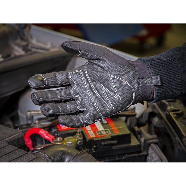 Sealey MG798L ⏐ Premier Light Palm Tactouch Mechanic's Gloves (9) - Large