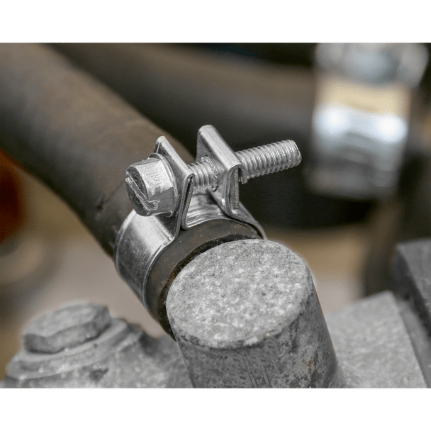 Sealey MHC1012 ⏐ Mini Hose Clip 10-12mm - Pack of 30