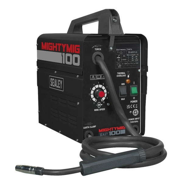 Sealey MIGHTYMIG100 ⏐ Gasless MIG Welder 100A 230V