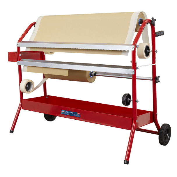 Sealey MK67 ⏐ Masking Paper Dispenser Trolley 2 x 900mm Rolls