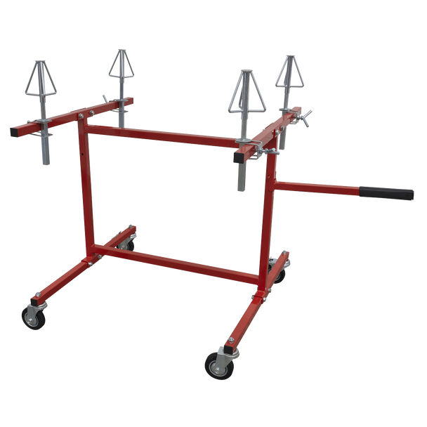 Sealey MK74 ⏐ Alloy Wheel Repair/Painting Stand 4 Wheel Capacity