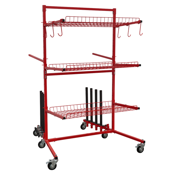 Sealey MK75 ⏐ Parts Cart with Panel Train