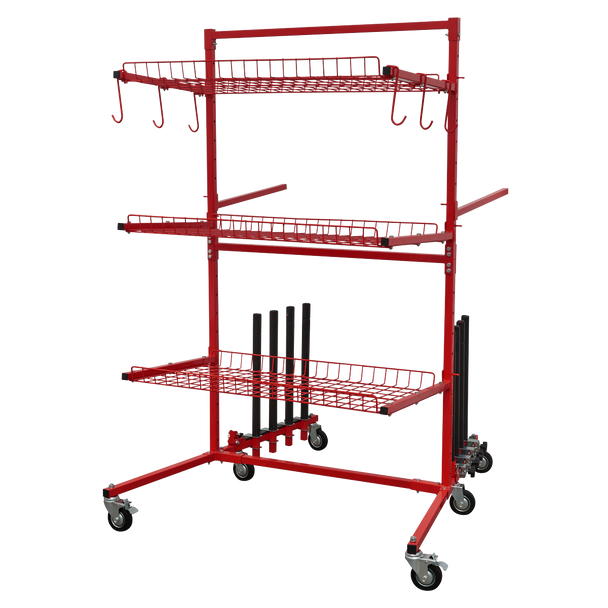 Sealey MK75 ⏐ Parts Cart with Panel Train