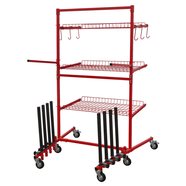 Sealey MK75 ⏐ Parts Cart with Panel Train