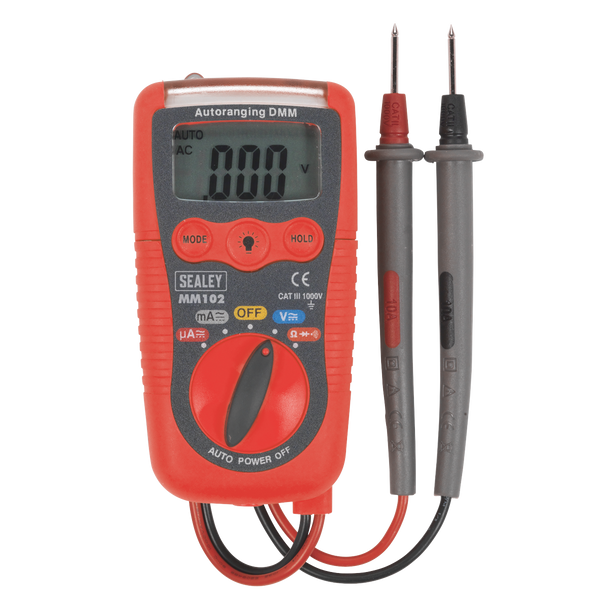 Sealey MM102 ⏐ Professional Auto-Ranging Digital Multimeter