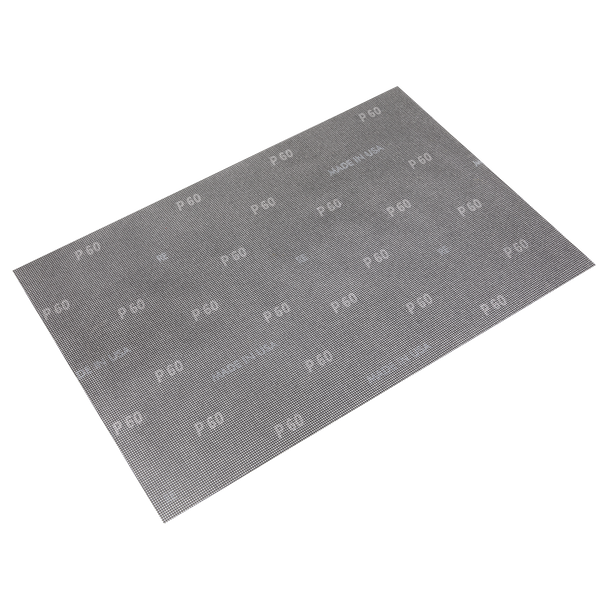 Sealey MOS121860 ⏐ Worksafe® 12 x 18" Mesh Orbital Screen Sheets 60Grit - Pack of 10