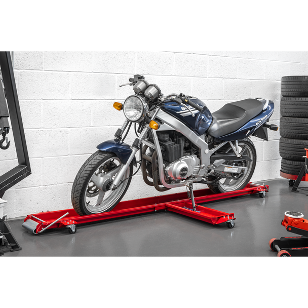 Sealey MS063L ⏐ Long Motorcycle Side Stand Type Dolly