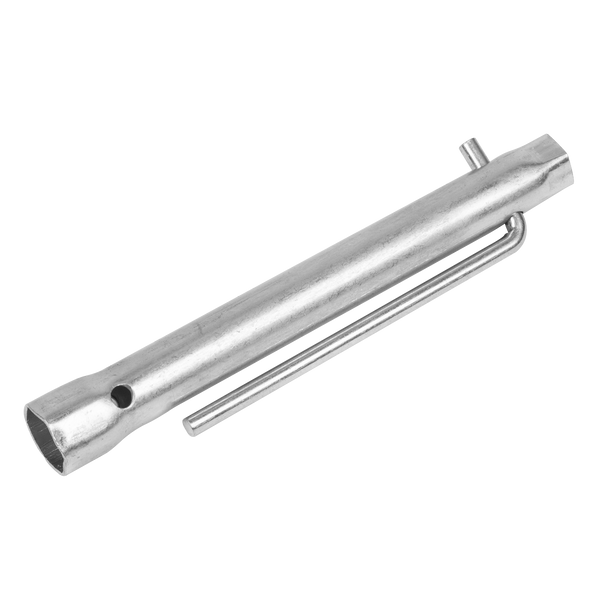 Sealey MS160 ⏐ Long Reach Double End Spark Plug Box Spanner with L-Bar 14/16mm