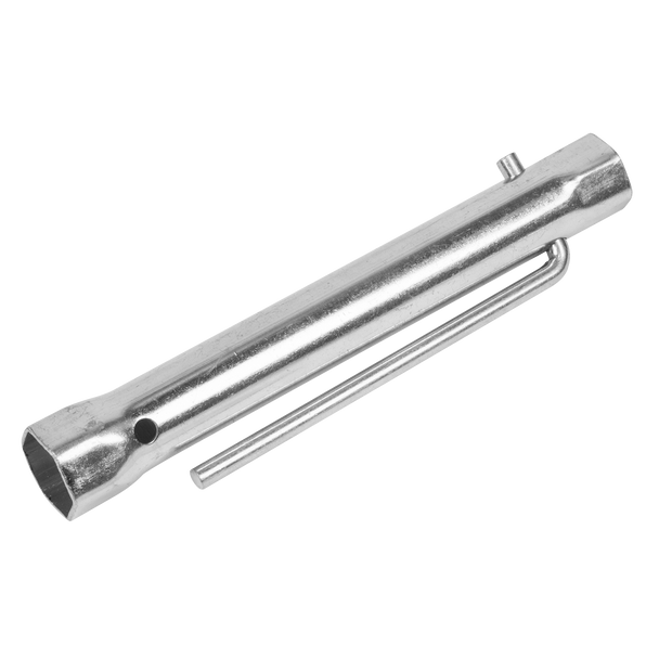Sealey MS161 ⏐ Long Reach Double End Spark Plug Box Spanner with L-Bar 18/21mm