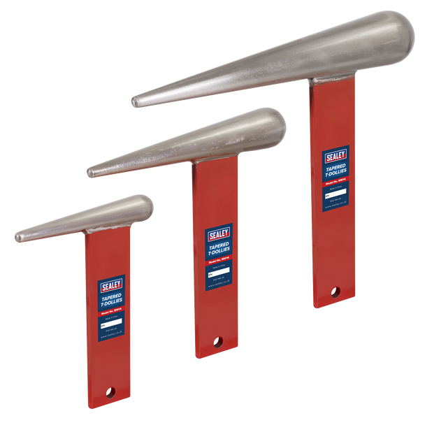 Sealey MW14 ⏐ Tapered T-Dollies for Sheet Metal Forming
