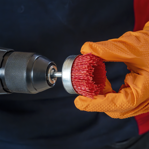 Sealey NFB50 ⏐ Nylon Filament Cup Brush 50mm with 6mm Shaft