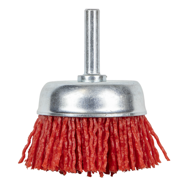 Sealey NFB50 ⏐ Nylon Filament Cup Brush 50mm with 6mm Shaft