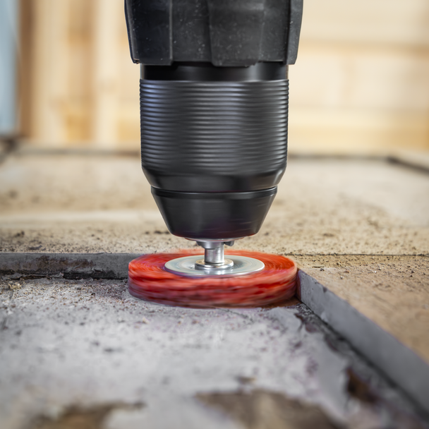 Sealey NFBC50 ⏐ 50mm Nylon Filament Circular Brush with 6mm Shaft