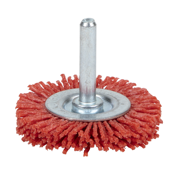 Sealey NFBC50 ⏐ 50mm Nylon Filament Circular Brush with 6mm Shaft