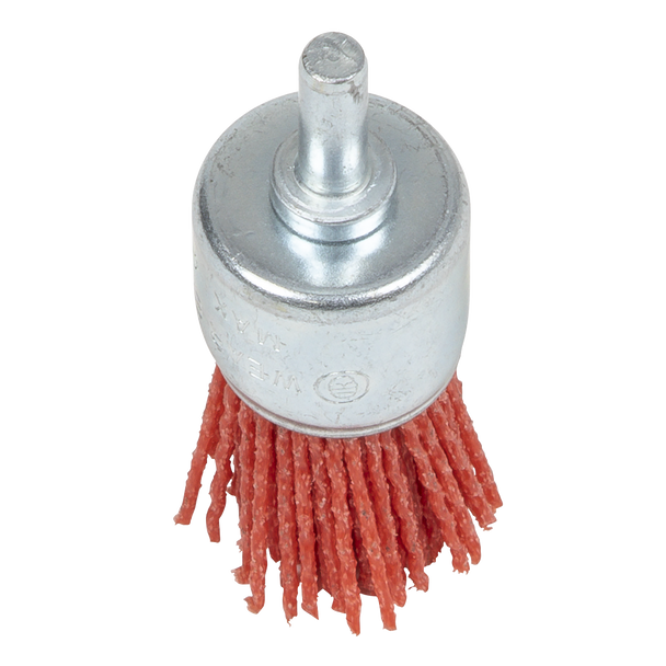 Sealey NFBE25 ⏐ 25mm Nylon Filament End Brush with 6mm Shaft