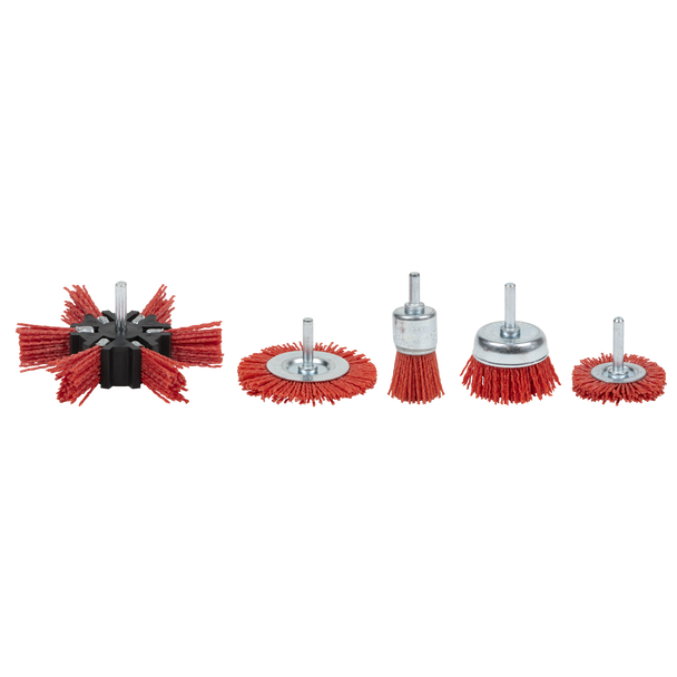 Sealey NFBS05 ⏐ Nylon Filament 5pc Brush Set