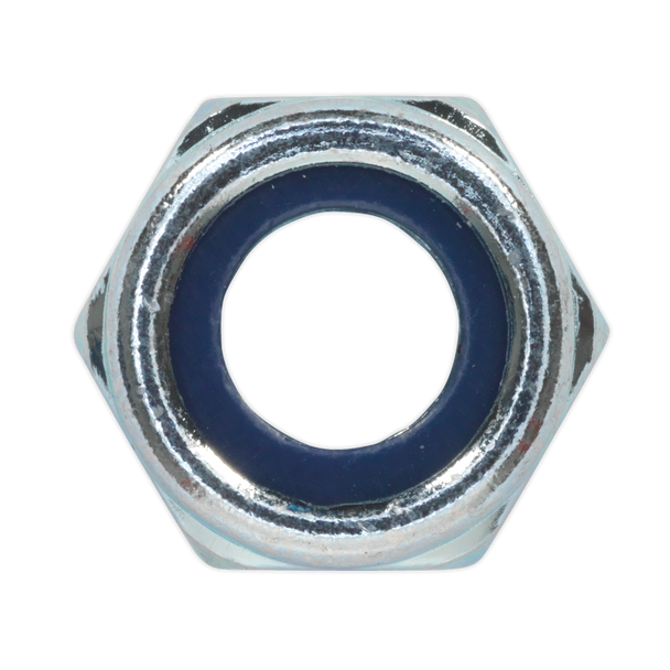 Sealey NLN10 ⏐ Zinc Plated Nylon Locknut M10, DIN 982 - Pack of 100