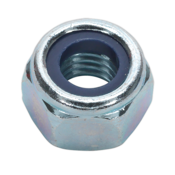 Sealey NLN10 ⏐ Zinc Plated Nylon Locknut M10, DIN 982 - Pack of 100