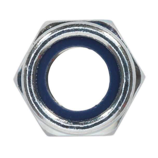 Sealey NLN12 ⏐ Zinc Plated Nylon Locknut M12, DIN 982 - Pack of 25