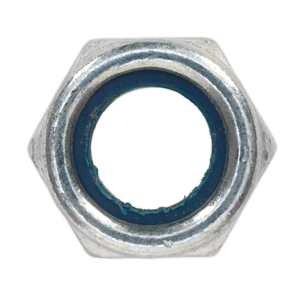 Sealey NLN14 ⏐ Zinc Plated Nylon Locknut M14, DIN 982 - Pack of 25