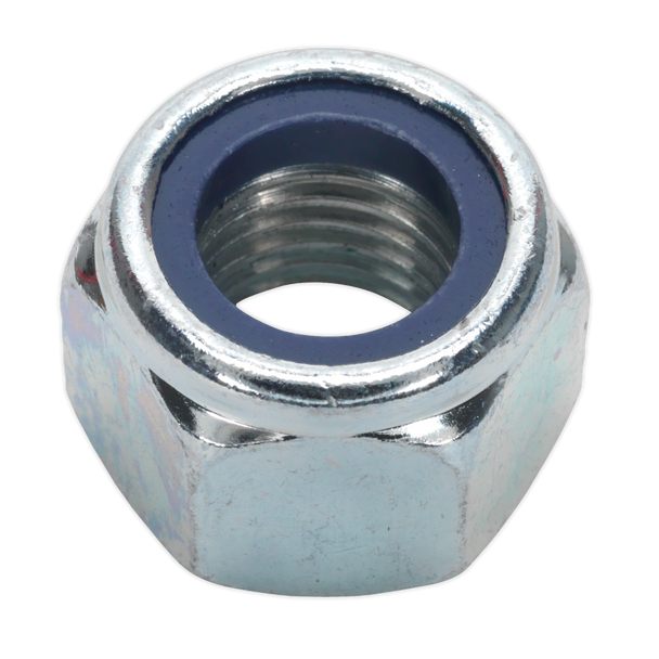 Sealey NLN16 ⏐ Zinc Plated Nylon Locknut M16, DIN 982 - Pack of 25