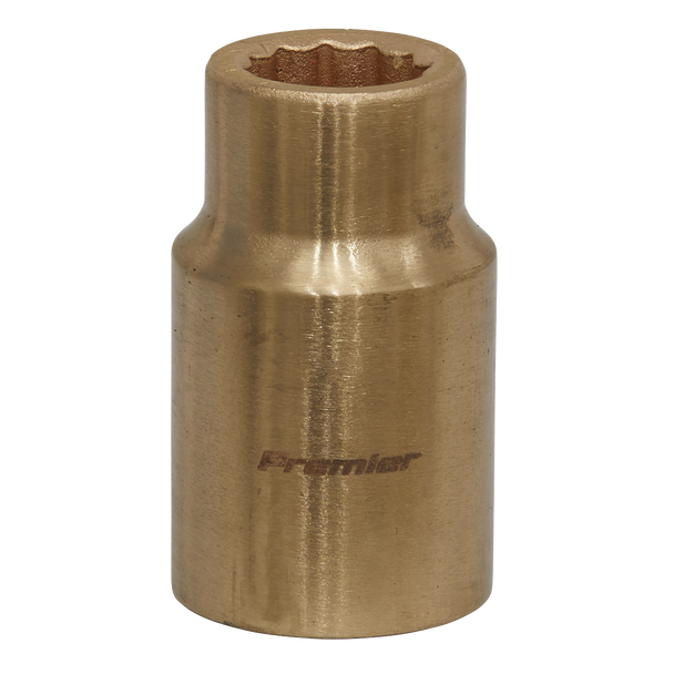 Sealey NS045 ⏐ Premier Non-Sparking Socket 1/2"Sq Drive 12mm