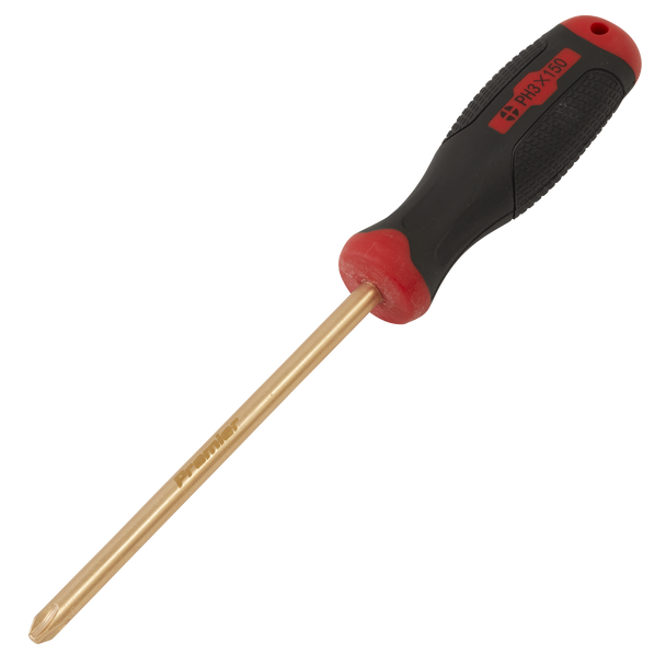 Sealey NS098 ⏐ Screwdriver Phillips #3 x 150mm - Non-Sparking