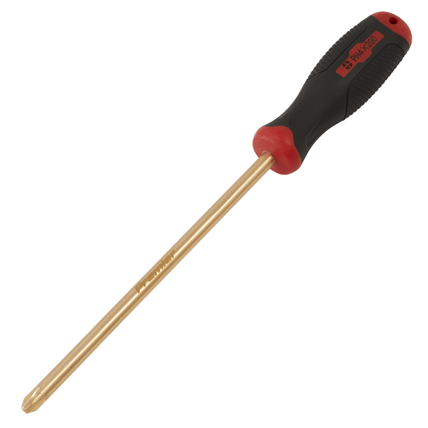 Sealey NS099 ⏐ Screwdriver Phillips #4 x 200mm - Non-Sparking