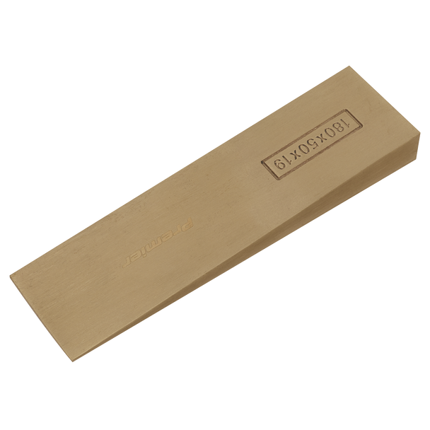 Sealey NS121 ⏐ Premier Non-Sparking Wedge 180 x 50 x 19mm