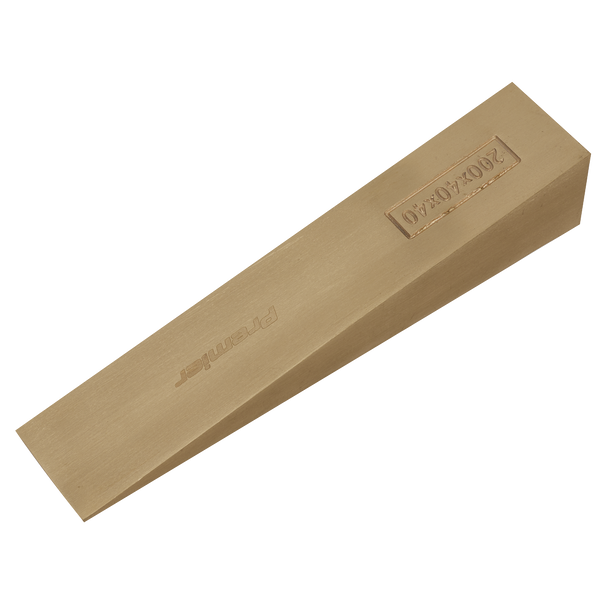 Sealey NS122 ⏐ Premier Non-Sparking Wedge 200 x 40 x 40mm