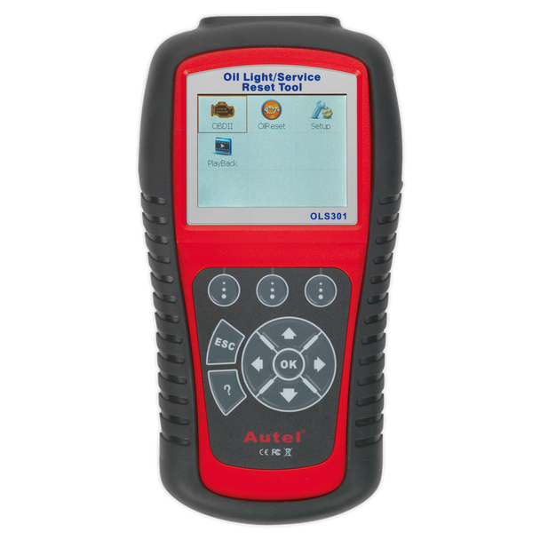 Sealey OLS301 ⏐ Autel EOBD Code Reader Oil & Service Reset Tool
